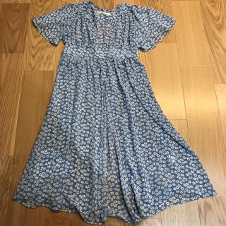 アナザーエディション(ANOTHER EDITION)のアナザーエディション ワンピース　ロングワンピース　zara flower  (ロングワンピース/マキシワンピース)