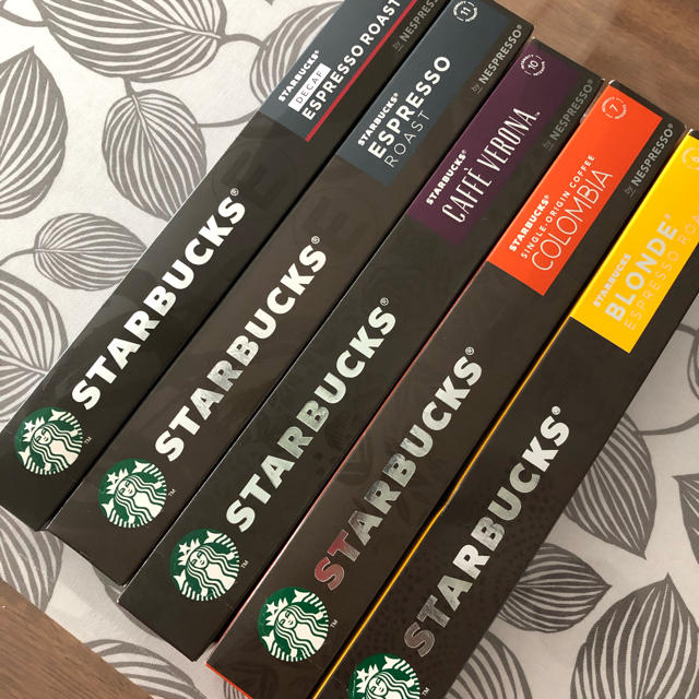 Starbucks Coffee(スターバックスコーヒー)のスターバックスカプセル(ネスプレッソマシーン用) 食品/飲料/酒の飲料(コーヒー)の商品写真