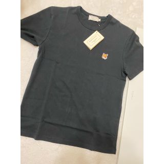 メゾンキツネ(MAISON KITSUNE')のmaison kitsune Tシャツ　ブラック　(Tシャツ(半袖/袖なし))