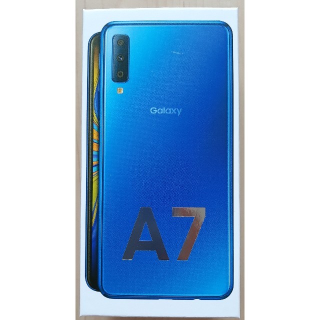 Galaxy A7 ブルー