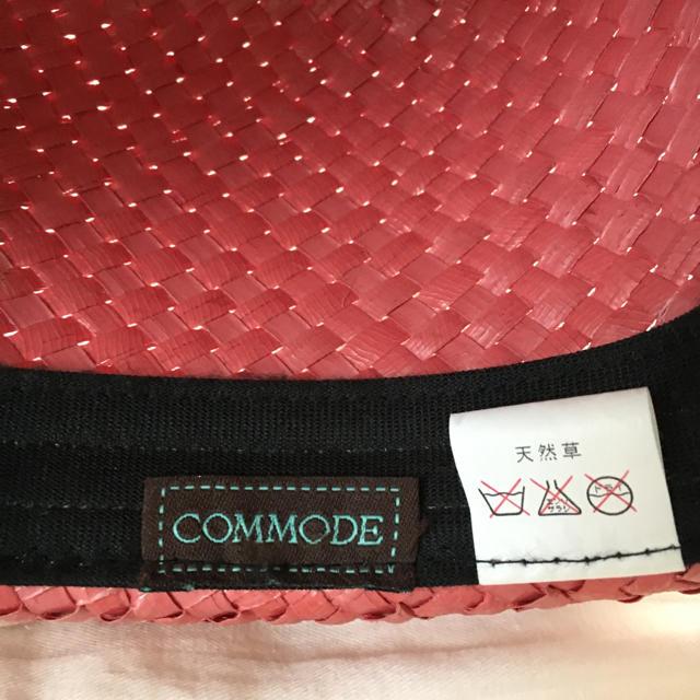 COMMODE＊ストローハット レディースの帽子(麦わら帽子/ストローハット)の商品写真