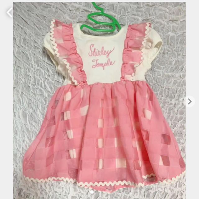 Shirley Temple(シャーリーテンプル)のシャーリーテンプル　ワンピース90 美品 キッズ/ベビー/マタニティのキッズ服女の子用(90cm~)(ワンピース)の商品写真