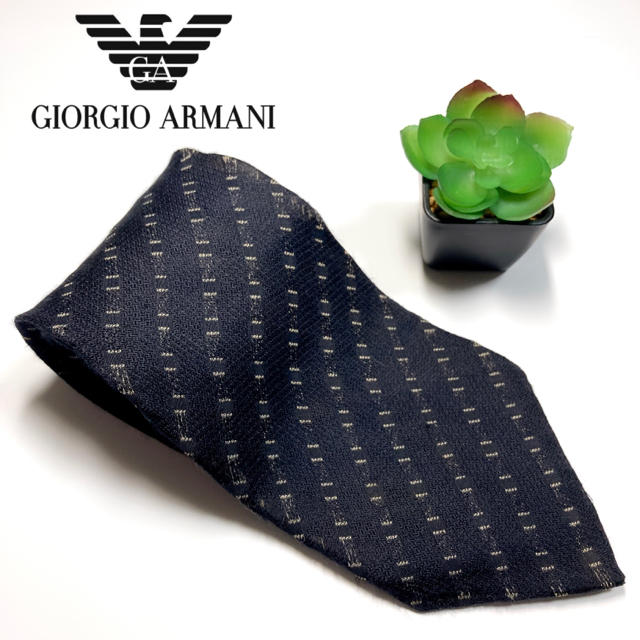 Giorgio Armani(ジョルジオアルマーニ)のアルマーニ GIORGIO ARMANI ネクタイ イタリア製 シルク メンズのスーツ(その他)の商品写真