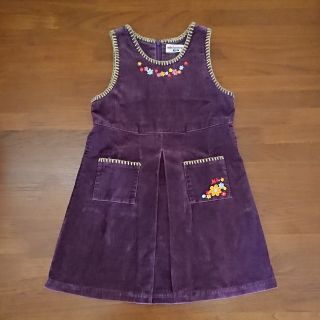 ミキハウス(mikihouse)のくぅー☆様専用 ミキハウス コーデュロイ ワンピース 120cm(Tシャツ/カットソー)