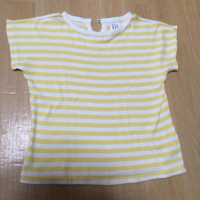babyGAP(ベビーギャップ)のGAP ボーダーTシャツ 100 キッズ/ベビー/マタニティのキッズ服女の子用(90cm~)(Tシャツ/カットソー)の商品写真