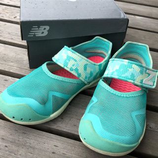 ニューバランス(New Balance)のnew balance メッシュサンダル　エメラルドグリーン　20cm(サンダル)