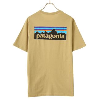 パタゴニア(patagonia)のパタゴニア メンズP-6ロゴ・オーガニック・Tシャツ クラシック タン CSC(Tシャツ/カットソー(半袖/袖なし))