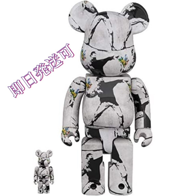 Be@rbrick flower bomber 400% 100% 即日発送可フィギュア