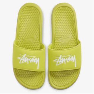 ナイキ(NIKE)のSTUSSY NIKE BENASSI BRIGHT CACTUS 29cm(サンダル)