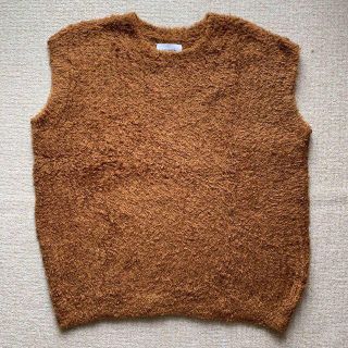 マーカウェア(MARKAWEAR)の希少 18ss MARKAWARE LINEN FUR YARN VEST(ベスト)