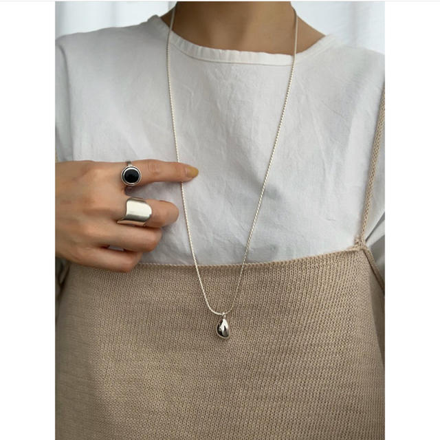 agawd♡silver925ロングネックレス - ネックレス