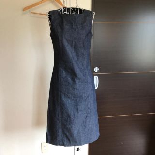 アーペーセー(A.P.C)のAPC デニム　ワンピース　36(ひざ丈ワンピース)