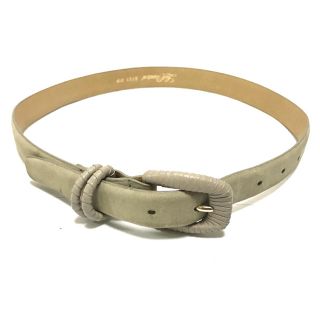 ワイズ(Y's)のUSED Design Belt グレージュ　デザインベルトW62-74(ベルト)