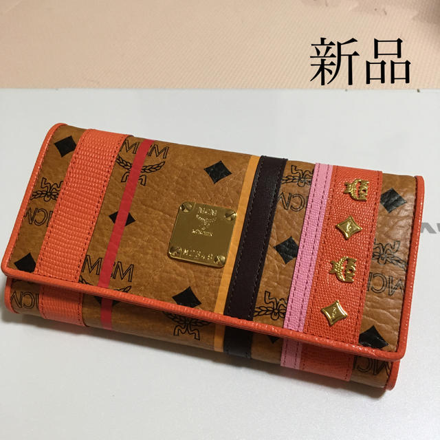 MCM(エムシーエム)の期間限定値下げ❣️♦︎MCM♦︎ 三つ折り長財布レザー レディースのファッション小物(財布)の商品写真