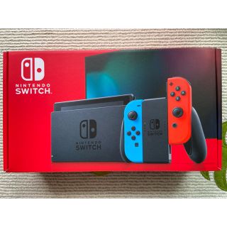 新型 Nintendo Switch ネオンブルー ネオンレッド　新品未開封品