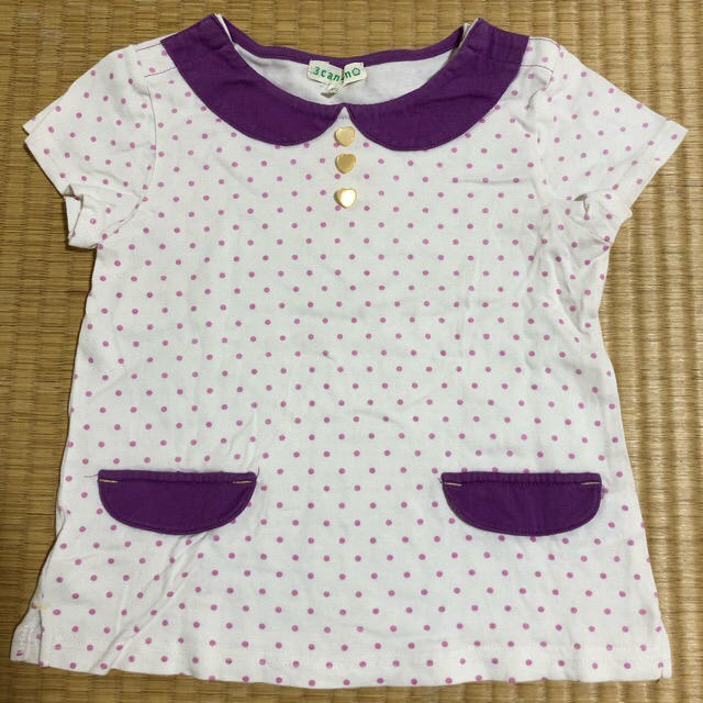 3can4on(サンカンシオン)の女児 100㎝　Tシャツ　2枚セット キッズ/ベビー/マタニティのキッズ服女の子用(90cm~)(Tシャツ/カットソー)の商品写真