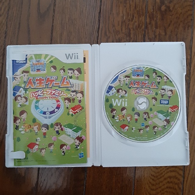 Wii(ウィー)の人生ゲーム ハッピーファミリー Wii エンタメ/ホビーのゲームソフト/ゲーム機本体(家庭用ゲームソフト)の商品写真