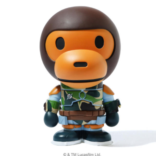 STAR WARS X BABY MILO VCD BAPE BOBA FETT