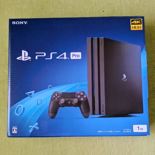 新品 PS4 PRO 本体 1TB ジェット ブラック