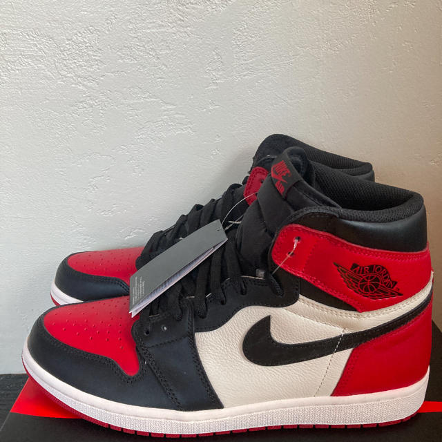 nike air jordan 1 bred toe 新品未使用