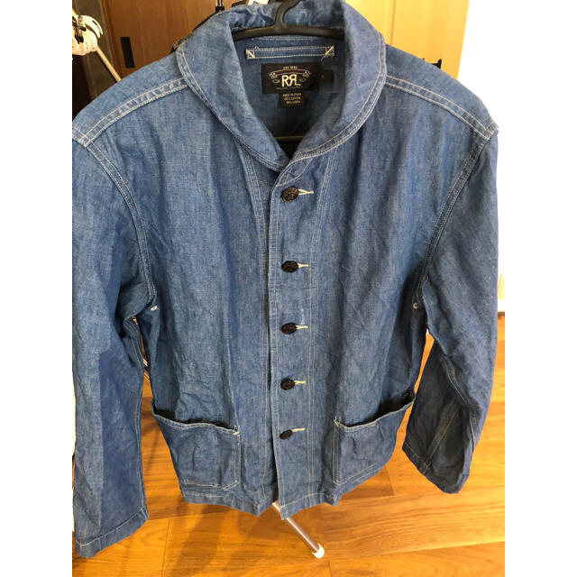 RRL(ダブルアールエル) ショールカラーデニムカバーオール(薄手