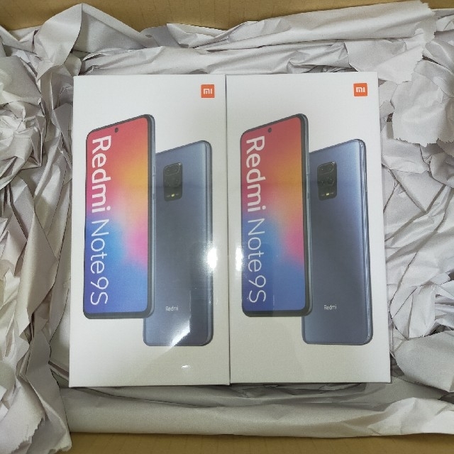 *めいりん専用*Redmi Note 9S 6G 128GB 白2台 新品未開封