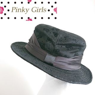 ピンキーガールズ(PinkyGirls)の♡Pinky Girls♡リボン柄ハット♡(ハット)