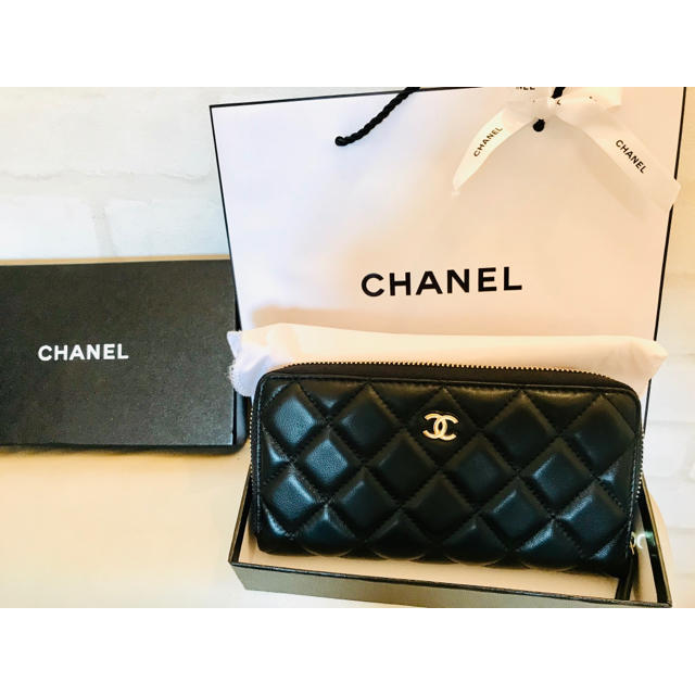 新品☆未使用 CHANEL シャネル ノベルティ 長財布 黒 - 財布