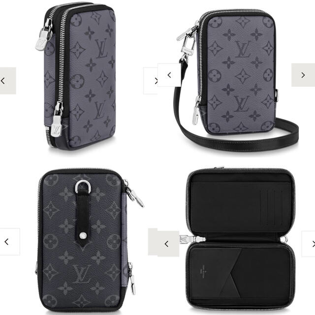 LOUIS VUITTON(ルイヴィトン)の入手困難 最新モデル ルイ ヴィトン ダブル フォン ウオレット メンズのバッグ(ボディーバッグ)の商品写真