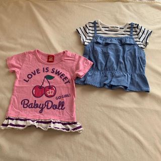 ベビードール(BABYDOLL)の専用！90cmTシャツ2枚セット(Tシャツ/カットソー)