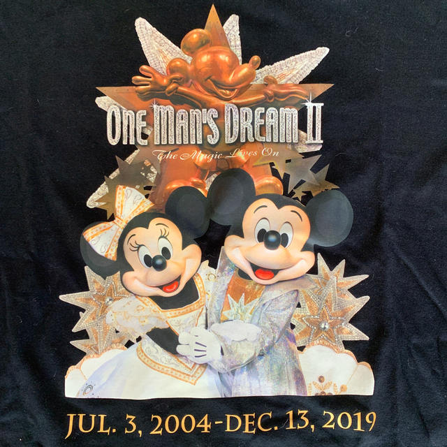 Disney(ディズニー)のDisney ディズニー Tシャツ ワンマンズドリーム ミッキー レディースのトップス(Tシャツ(半袖/袖なし))の商品写真