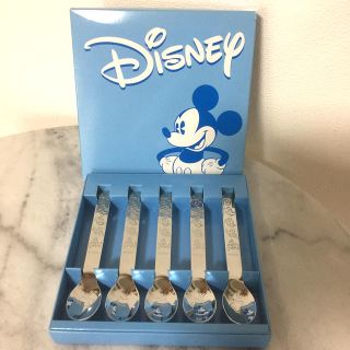 ディズニー(Disney)の【新品】ディズニースプーン5本セット(スプーン/フォーク)