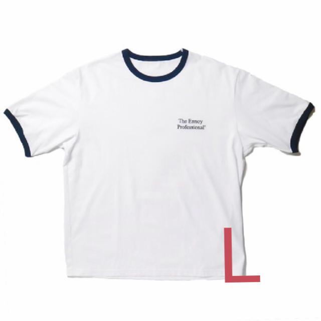 ennoy RINGER TEE 【WHITE × NAVY】 メンズのトップス(Tシャツ/カットソー(半袖/袖なし))の商品写真