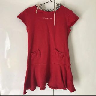 バーバリー(BURBERRY)のキッズ バーバリー 女の子 ワンピース 110 日本製 中古品(ワンピース)