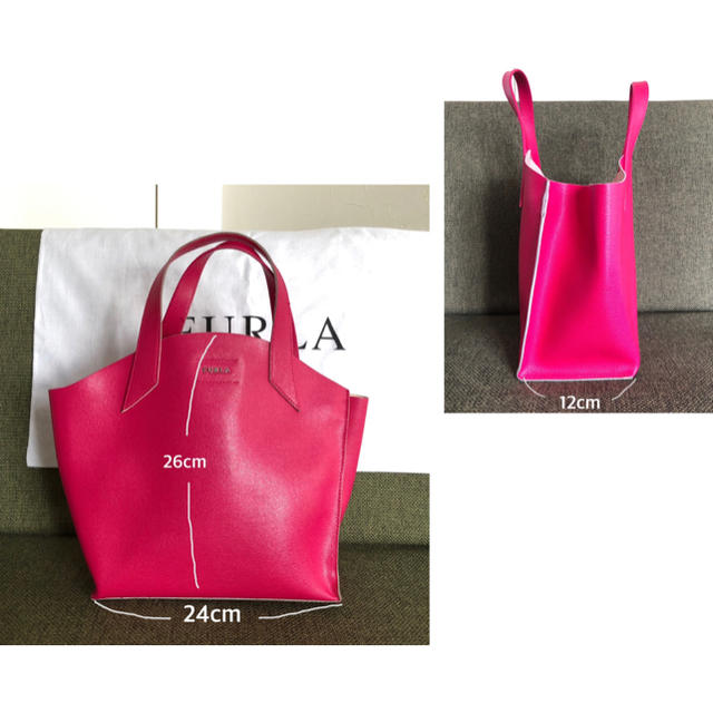 Furla(フルラ)の＊RENA様専用　【美品】FURLA☆フルラトートバッグ☆ピンク レディースのバッグ(トートバッグ)の商品写真