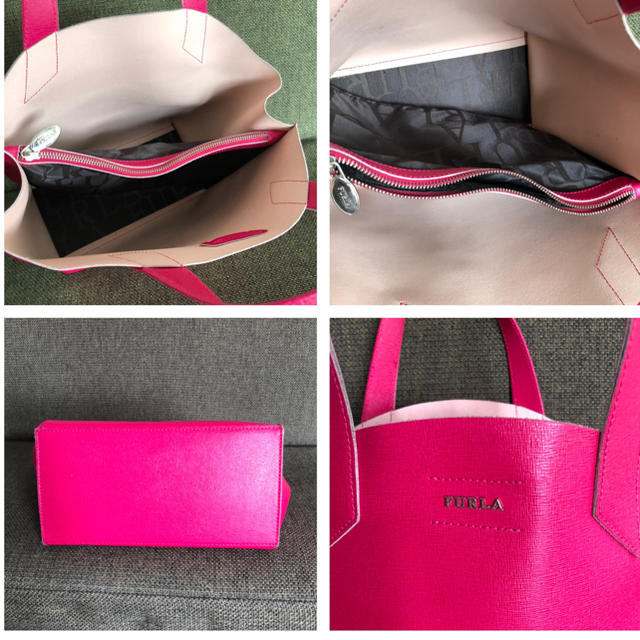 Furla(フルラ)の＊RENA様専用　【美品】FURLA☆フルラトートバッグ☆ピンク レディースのバッグ(トートバッグ)の商品写真