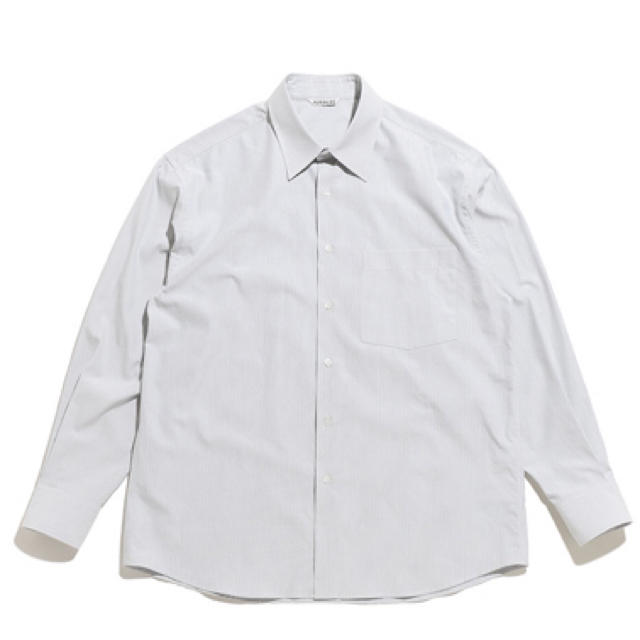 1LDK SELECT(ワンエルディーケーセレクト)のAURALEE オーラリー 20SS STRIPE SHIRTS ストライプ メンズのトップス(シャツ)の商品写真