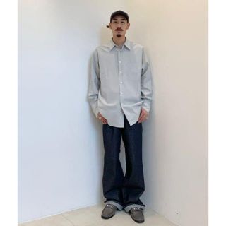 ワンエルディーケーセレクト(1LDK SELECT)のAURALEE オーラリー 20SS STRIPE SHIRTS ストライプ(シャツ)