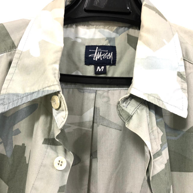 STUSSY(ステューシー)の希少 OLD STUSSYの総プリント布帛シャツ USA製 メンズのトップス(シャツ)の商品写真