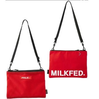 ミルクフェド(MILKFED.)の値下げ！新品　ミルクフェド　ショルダーバッグ(ショルダーバッグ)