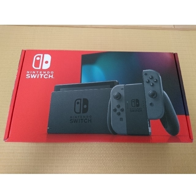 Nintendo Switch(ニンテンドースイッチ)のNintendo ニンテンドースイッチ 任天堂 グレー 新品 Switch エンタメ/ホビーのゲームソフト/ゲーム機本体(家庭用ゲーム機本体)の商品写真