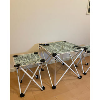 イケア(IKEA)の値下げ＊IKEA折りたたみテーブルチェアセット【送料無料】(テーブル/チェア)