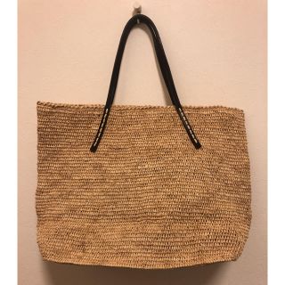 トゥモローランド(TOMORROWLAND)のサンアルシデ ラフィアバッグ BEBY BAG SansArcidet カゴ(かごバッグ/ストローバッグ)