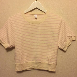 アメリカンアパレル(American Apparel)のアメアパ クロップドトレーナー(Tシャツ(半袖/袖なし))