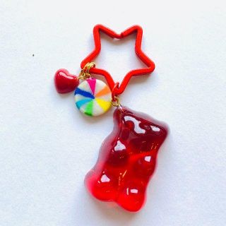 BIGベアグミのキーホルダー(red)(キーホルダー/ストラップ)