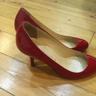 最終価格！corso Rome 9 パンプス　red  22.5cmくらい(ハイヒール/パンプス)