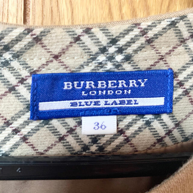 BURBERRY BLUE LABEL(バーバリーブルーレーベル)のバーバリー   ブルーレーベル　ワンピース レディースのワンピース(ミニワンピース)の商品写真