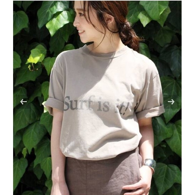 DEUXIEME CLASSE(ドゥーズィエムクラス)のmina0509様専用　☆ ロゴTシャツ Surf is it！ レディースのトップス(Tシャツ(半袖/袖なし))の商品写真