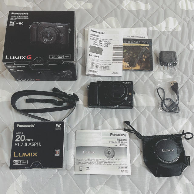 LUMIX DMC-GX7MK2K、H-H020Aのレンズセット