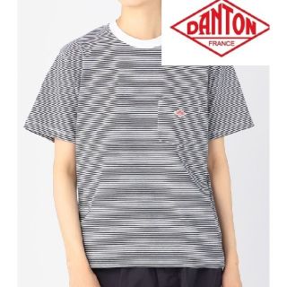 ダントン(DANTON)の美品◆ダントン◆定番ボーダーカットソー(Tシャツ(半袖/袖なし))